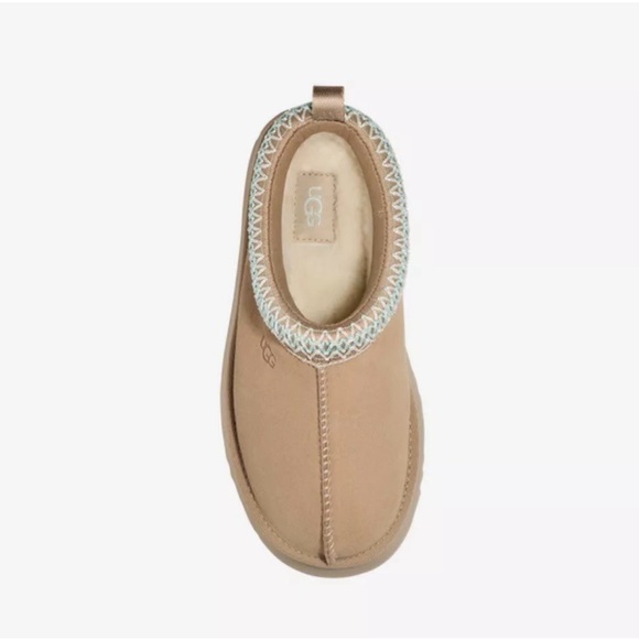 UGG Tazz Platform Slipper Big Kids Grade 6Y Sand 1143776K - Picture 4 of 10